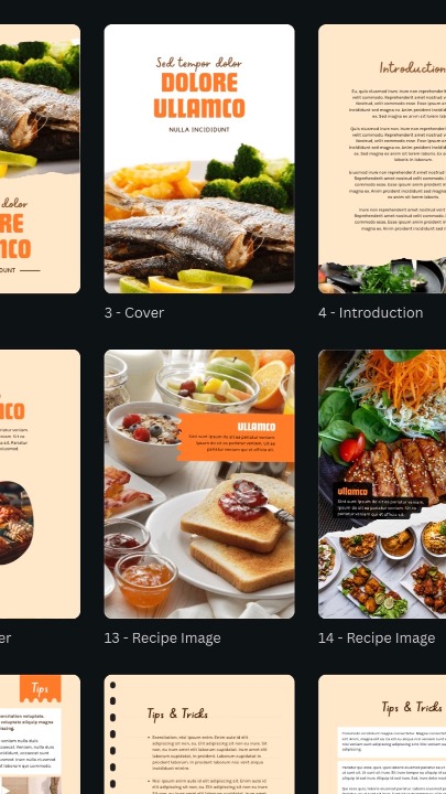 Template eBook Resep Masakan Mudah & Anti Ribet!