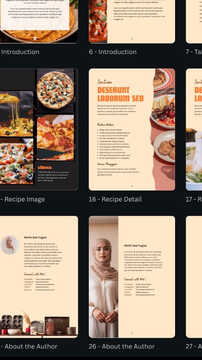 Template eBook Resep Masakan Mudah & Anti Ribet!