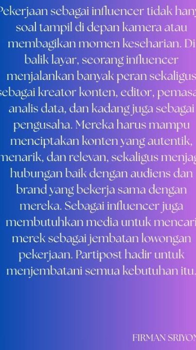Cara Menghasilkan 120 ribu untuk sekali Posting di Medsos