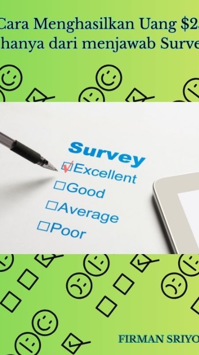 Cara Menghasilkan Uang $250 hanya dari menjawab Survey